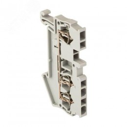 Клемма пружинная ST 2.5 мм2 3 вывода серая EKF