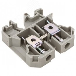 Клемма проходная винтовая JXB 16 мм2 серая EKF