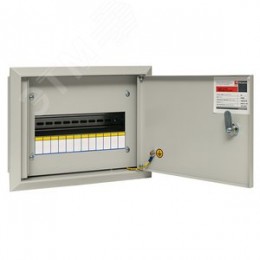 Щит распределительный встраиваемый ЩРв-12з IP31 2 0х340х120 с замком