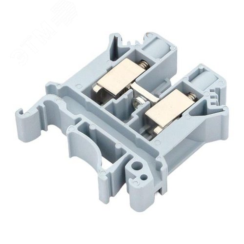 Клемма проходная винтовая UT 10 мм2 серая EKF