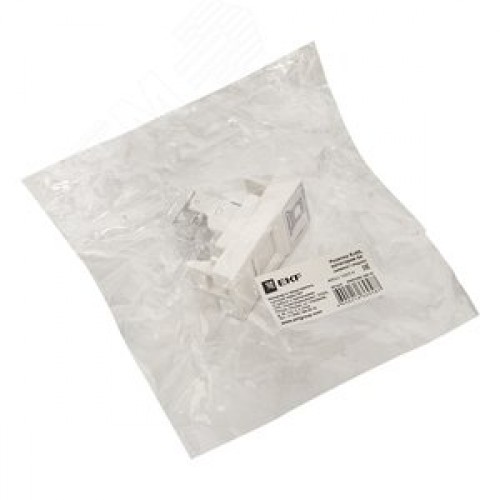 Розетка RJ45, категории 5e (ширина 1 модуль)