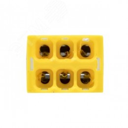 Клемма строительно-монтажная СМК 2273-246 PROxima с пастой 6 отверстий 0.5-2.5мм.кв.