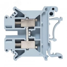 Клемма проходная винтовая UT 6 мм2 серая EKF