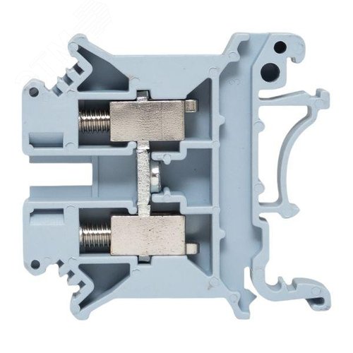 Клемма проходная винтовая UT 6 мм2 серая EKF