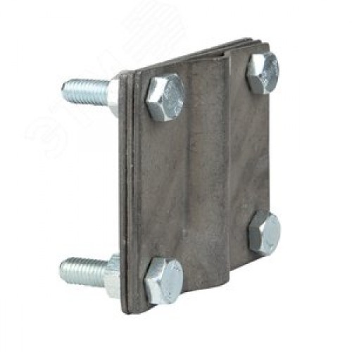 Зажим заземлитель 20 - полоса 50 пластина 70x80мм HZ PROxima