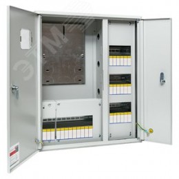 Щит учетно-распределительный навесной ЩРУн-3/30о IP31 двухдверный с окном 580х490х165