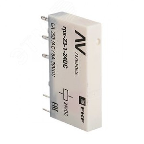 Реле РП slim 23/1 6A 24В DC AVERES