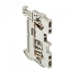 Клемма проходная пружинная ST 1.5 мм2 серая EKF