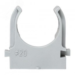 Крепеж-клипса для монтажного пистолета d20 мм серая -Plast