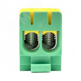 Клемма силовая вводная двойная КСВ 16-50 кв мм. желто-зеленая