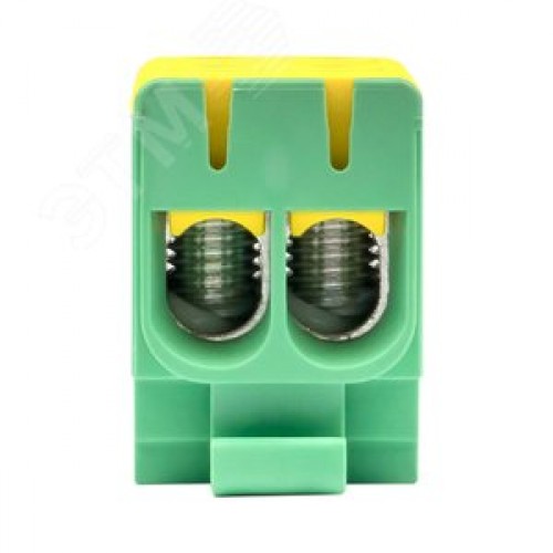Клемма силовая вводная двойная КСВ 16-50 кв мм. желто-зеленая