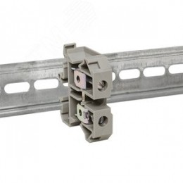 Клемма проходная винтовая JXB 16 мм2 серая EKF