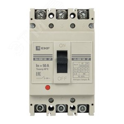 Выключатель автоматический ВА-99М 100/50А 3P 35кА PROxima