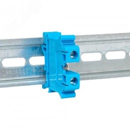 Клемма проходная винтовая UT 10 мм2 синяя EKF