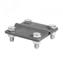 Зажим универсальный полоса 40 - прут 10 пластина 70x70 мм HZ PROxima