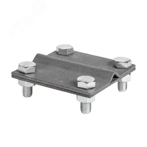 Зажим универсальный полоса 40 - прут 10 пластина 70x70 мм HZ PROxima