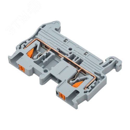 Клемма проходная Push-in 2.5 мм2 серая EKF