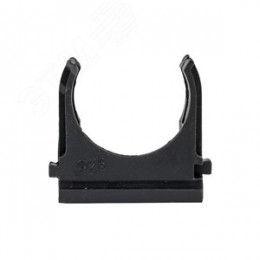 Крепеж-клипса черная d25мм Plast PROxima (10шт)