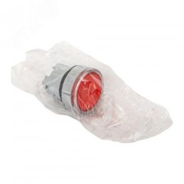 Исполнительный механизм кнопки XB4 красный плоский возвратный без фиксации, с подсветкой