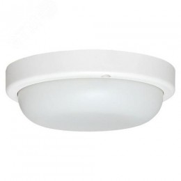 Светильник светодиодный ЖКХ круг ДПО-1100 с оптико-акустическим датчиком движения 12Вт 4000K IP65 LUMA