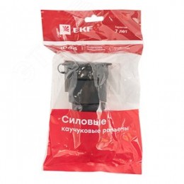 Розетка переносная с защитной крышкой каучуковая  230В 2P+PE 16A IP44 EKF Марс