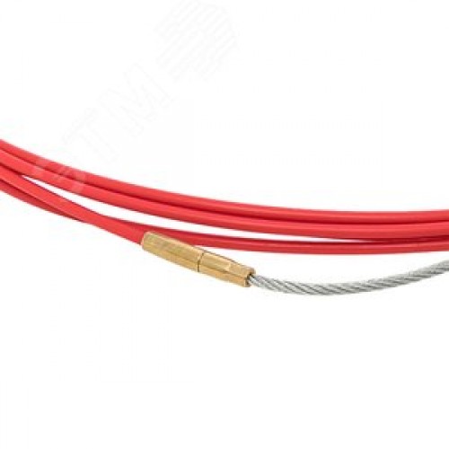 Протяжка кабельная стеклопруток 3.5 мм со смен. наконеч., 15 м