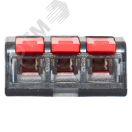 Клемма СМК 221-413 3 отверстия 0.2-4.0 мм2  PROxima