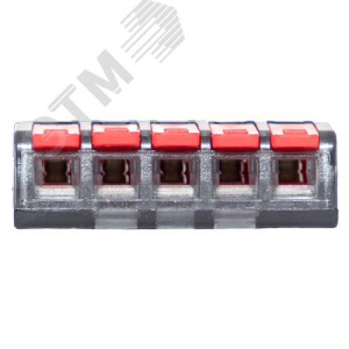 Клемма СМК 221-415 5 отверстий 0.2-4.0 мм2  PROxima
