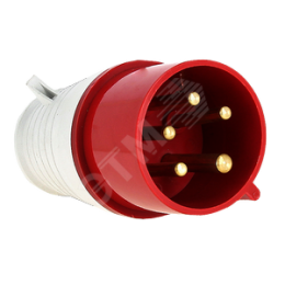 Вилка переносная 025 3Р+РЕ+N 32А 380В IP44 EKF