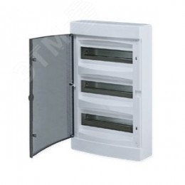 Щит распределительный навесной Unix прозрачная дверь 4х18 модулей IP40 PROxima