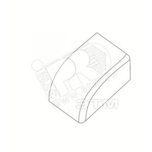 Заглушка 16х16 белая