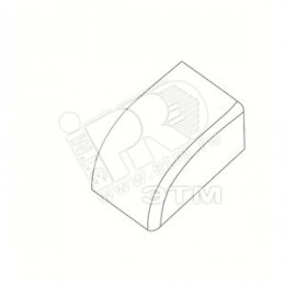 Заглушка 20х10 белая