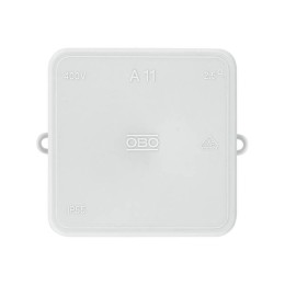 Коробка распределительная A11, 75х75х35 мм, IP55, вводы d16х12, серая (A 11)