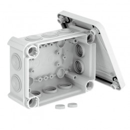 Коробка распределительная T100, 136х102х57 мм, IP66, вводы d25х10, серая (T 100)