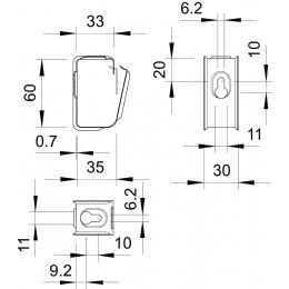Крепление групповое Grip до 15 проводов NYM 3x1,5 мм, FS (2031 M 15 FS)