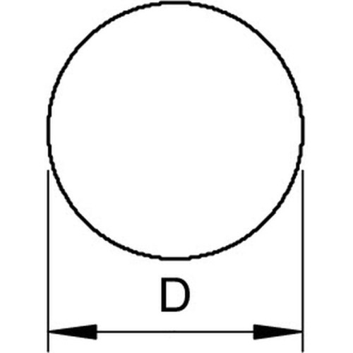 Проводник круглый (пруток) D8 мм, FT (RD 8-FT)
