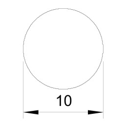 Проводник круглый (пруток) OBO, d10 мм, сталь горячеоцинкованная (RD 10)