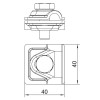 Соединитель универсальный Vario для круглых проводников D8-10 мм, TD (249 8-10 ST)