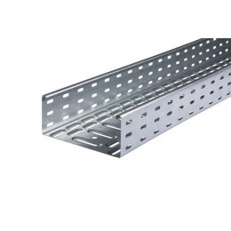 Лоток листовой перфорированный, 85x300x3000 мм, S=0,7 мм, FS (LKS 830 FS RU)