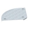 Крышка угловой секции 90°, B=300 мм, FS (DFB 90 300 FS)