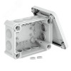 Коробка распределительная T100, 136х102х57 мм, IP66, вводы d25х10, серая (T 100)