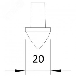 Наконечник стержня заземления