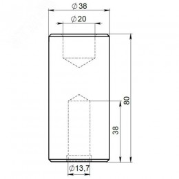 Насадка для забивания стержней заземления