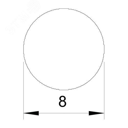 Проволока из оцинкованной стали 8мм горячеоцинкованная бухта 110 м