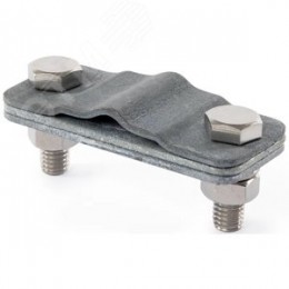 Соединитель продольный проволоки D 8-10 мм и полосы 30-40 мм, сталь горячеоцинкованная