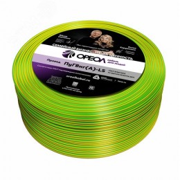 Провод силовой ПуГВнг(А)-LS 1х0,5желто-зеленый ТРТС