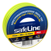Изолента ПВХ желто-зеленая 19мм 20м Safeline