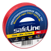 Изолента ПВХ красная 15мм 20м Safeline