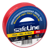 Изолента ПВХ красная 19мм 20м Safeline