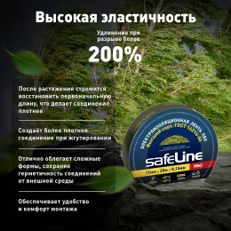 Изолента Safeline 19/25 черный